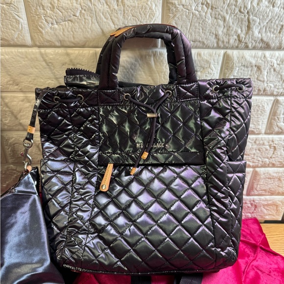 MZ Wallace Handbags - MZ Wallace Metallic backpack 🎒